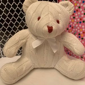 Elegant Baby 9" Cable Knit Teddy Bear Gift/ Keepsake